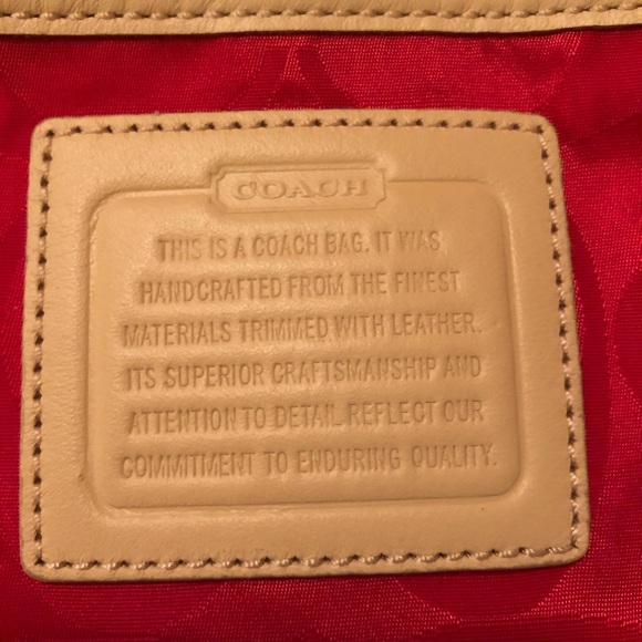Red Coach Purse - Picture 2 of 7